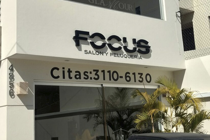 Letras 3D en Aluminio sin luz